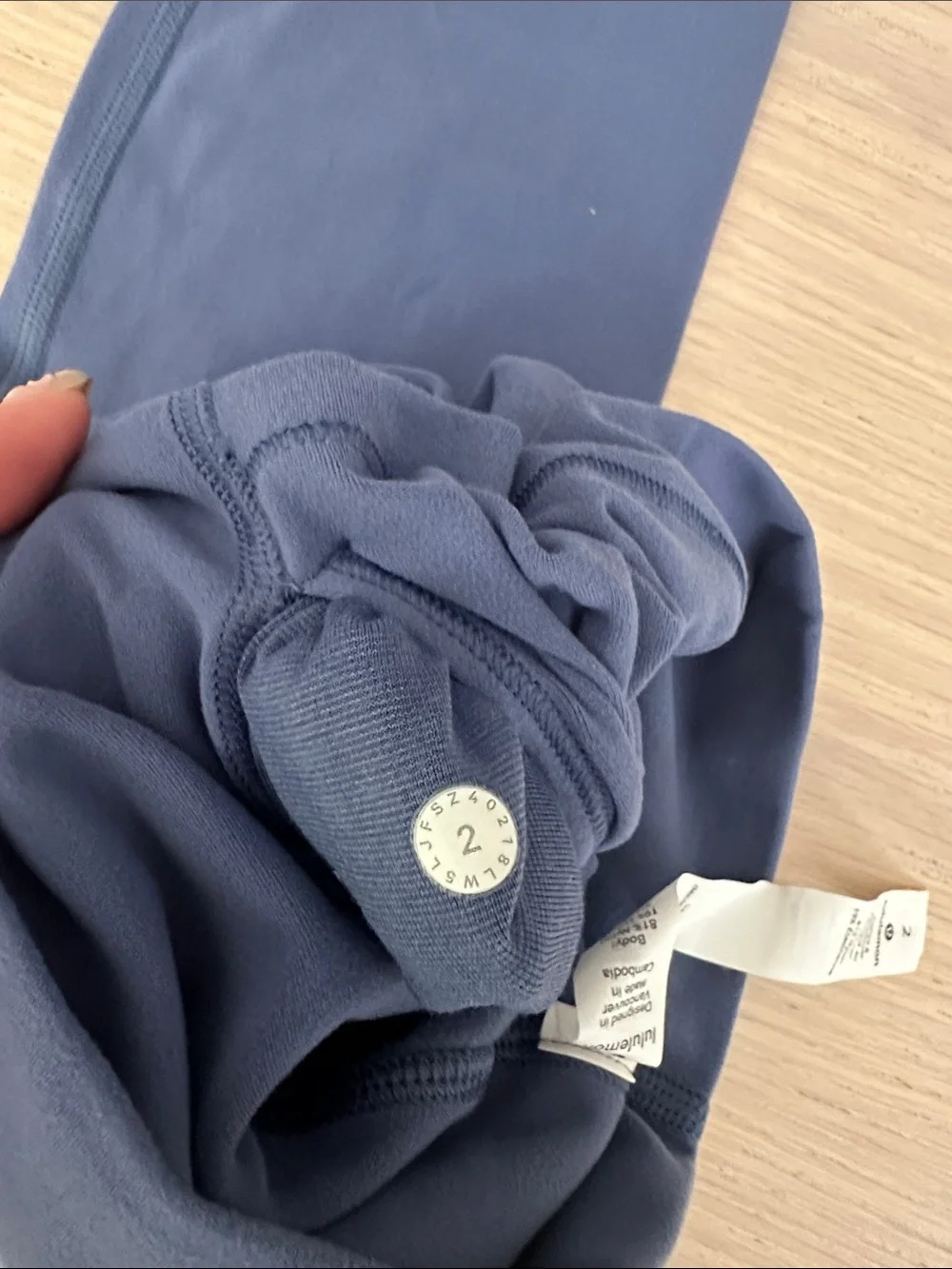 lululemon “Old” Align Pants Blue 7/8 sz 2
